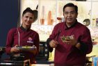 Chef Vs Fridge Season 2 judges Chef Shipra Khanna and Chef Ajay Chopra create a pallet from leftover vegetables